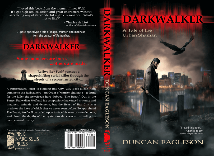 Darkwalker cover design by Corvid Design