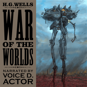 War of the Worlds Audio Book cover design