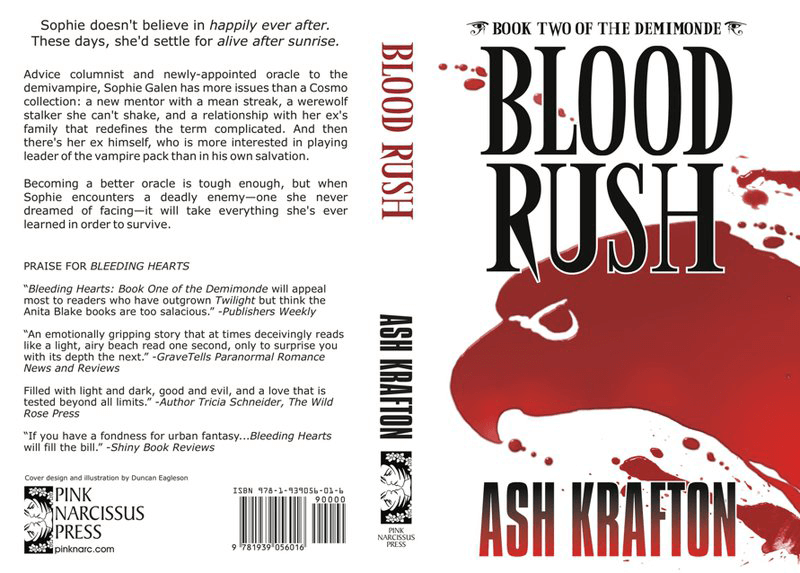 Blood Rush cover design by Corvid Design