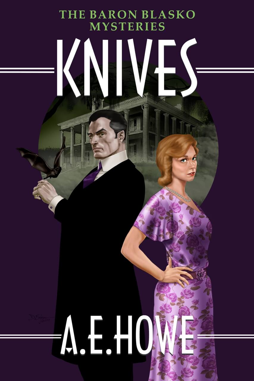 Knives cover design by Corvid Design