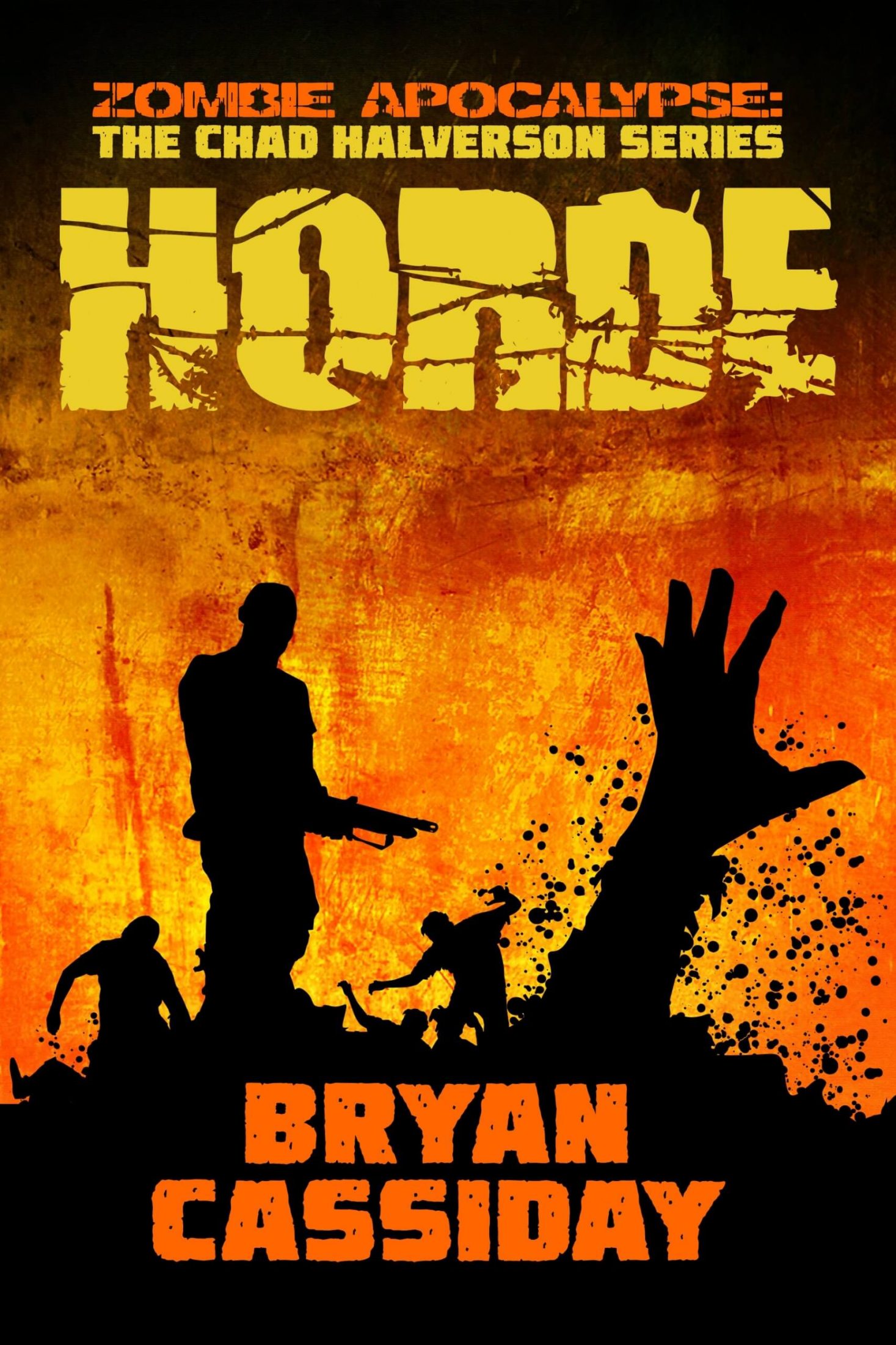 Horde Zombie Apocalypse cover design by Corvid Design