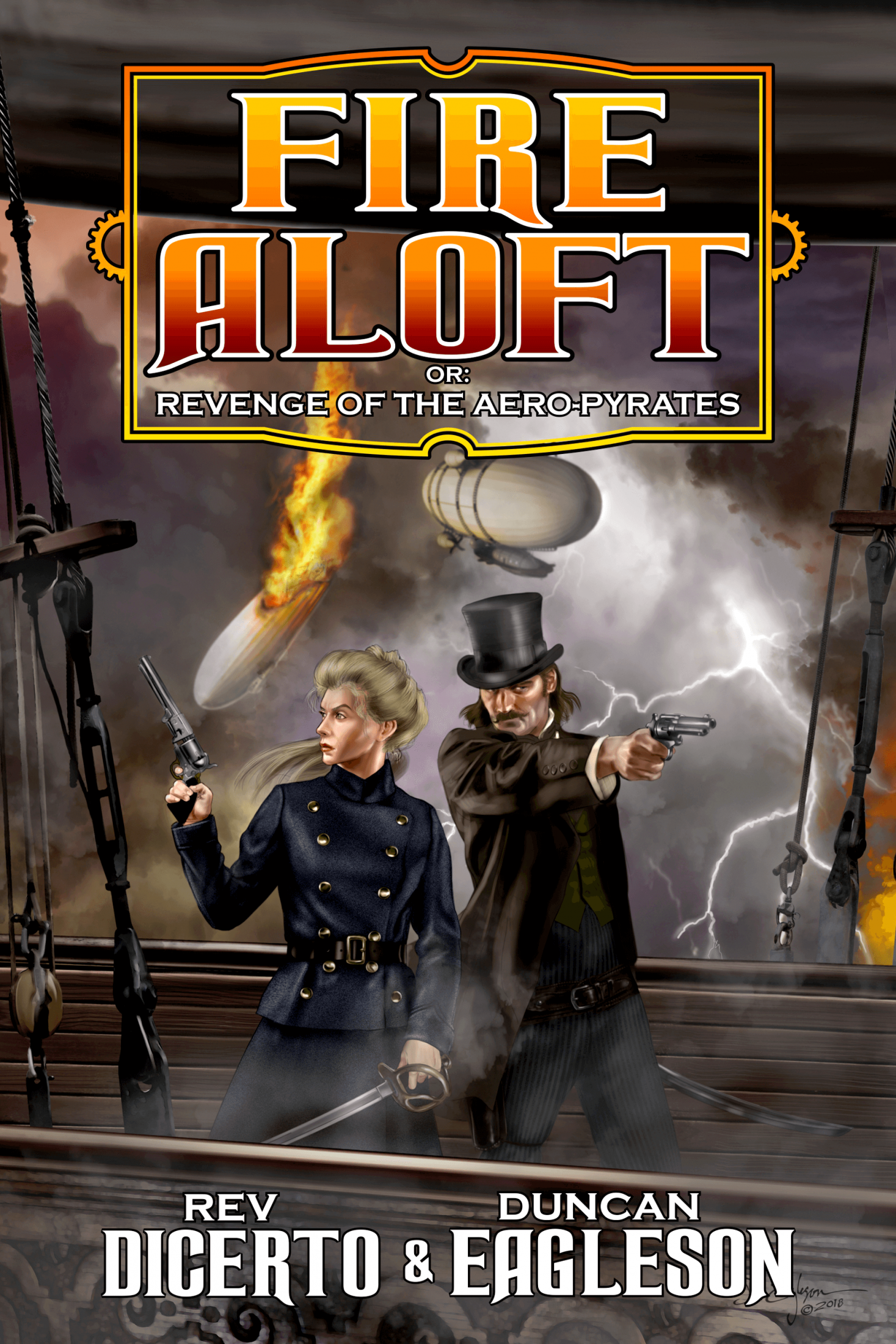 Fire Aloft cover design by Corvid Design