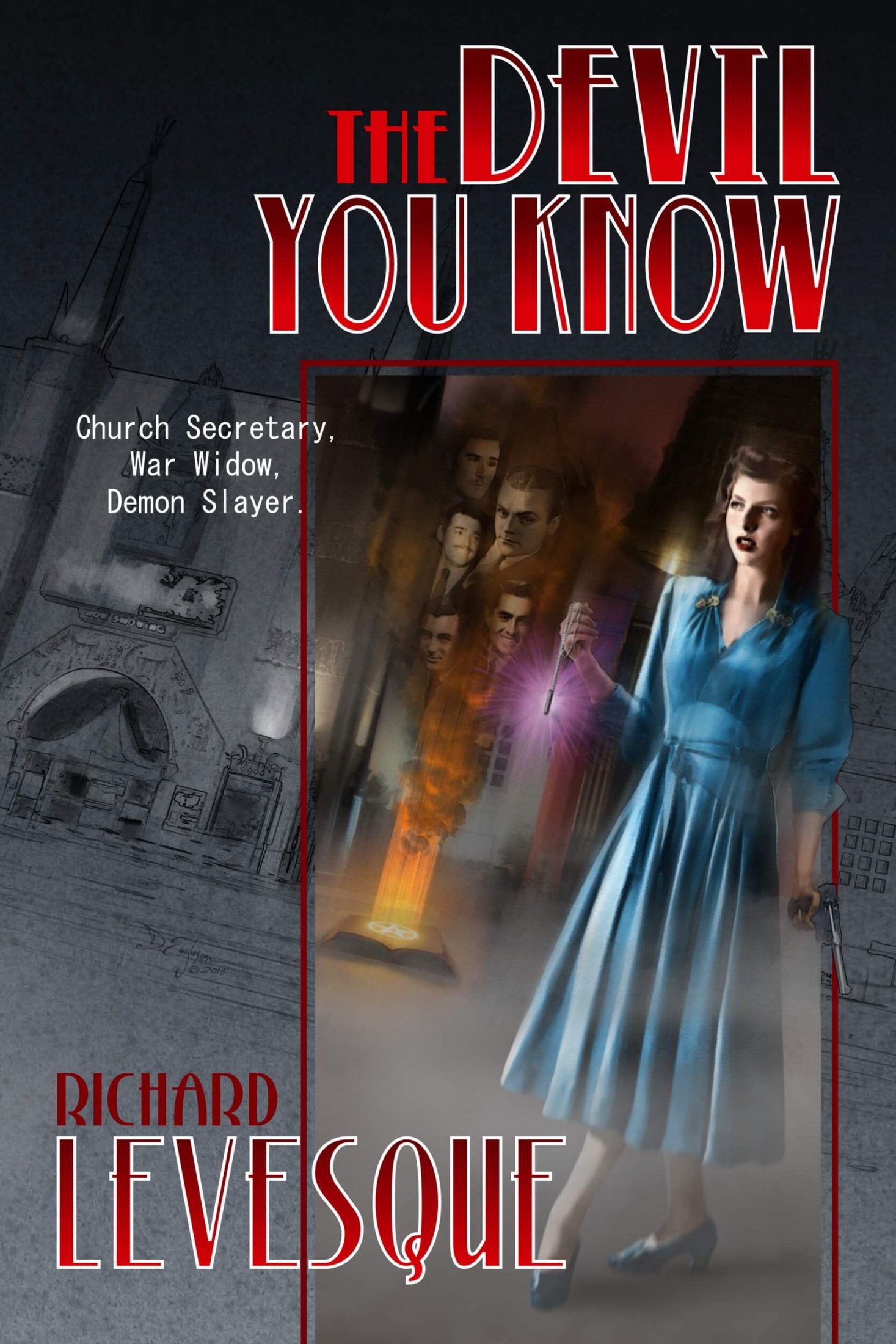 The Devil You Know cover design by Corvid Design