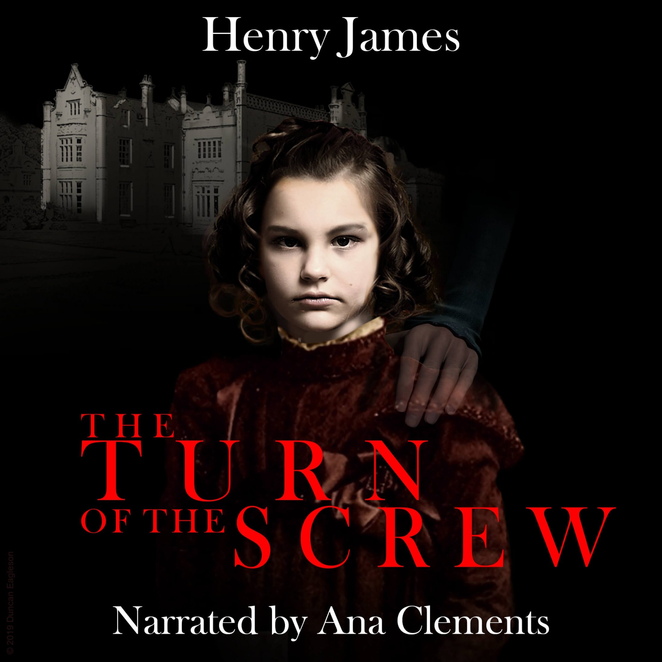 The Turn Of The Screw audio cover design by Corvid Design